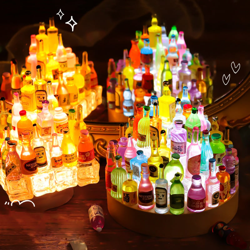 ✨Creative glowing decoration - 🍻DIY Wine Bottle Lamp