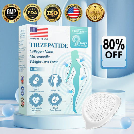Best Seller-LBMLBM® SMGT-GLP-1 𝐓𝐢𝐫𝐳𝐞𝐩𝐚𝐭𝐢𝐝𝐞 & 𝐂𝐨𝐥𝐥𝐚𝐠𝐞𝐧 𝐍𝐚𝐧𝐨 𝐌𝐢𝐜𝐫𝐨𝐧𝐞𝐞𝐝𝐥𝐞 𝐖𝐞𝐢𝐠𝐡𝐭 𝐋𝐨𝐬𝐬 𝐏𝐚𝐭𝐜𝐡丨Targets Obesity, Loose Skin, High Blood Pressure, Diabetes, Fatty Liver, Joint Pain, Brain Fog, Low Energy, Body Aches, and More