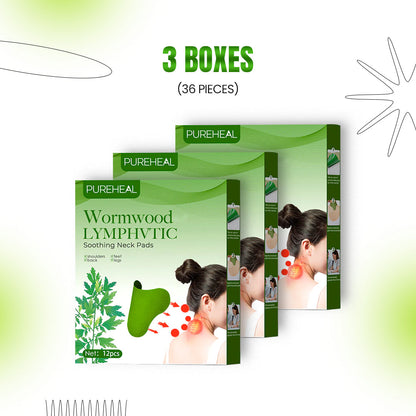 Wormwood Lymphvtic Soothing Neck Pads