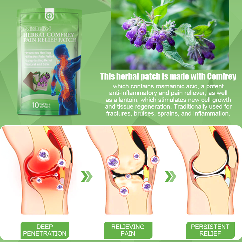 ⏰Last Day Clearance Sale 60% OFF🌿Herbal Comfrey Pain Relief Patch