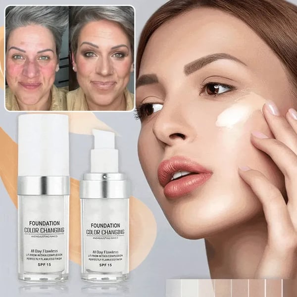 Colour Changing Mature Skin Foundation