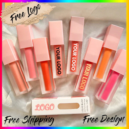 Liquid Blush 8 Color Natural Long-lasting Makeup Cream Blush Private Label No Logo