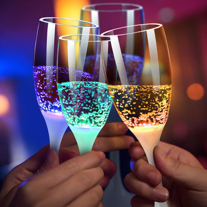 🎅Last Day Promotion!LED Light Up Cups Wine Champagne Glass-Limited Stock