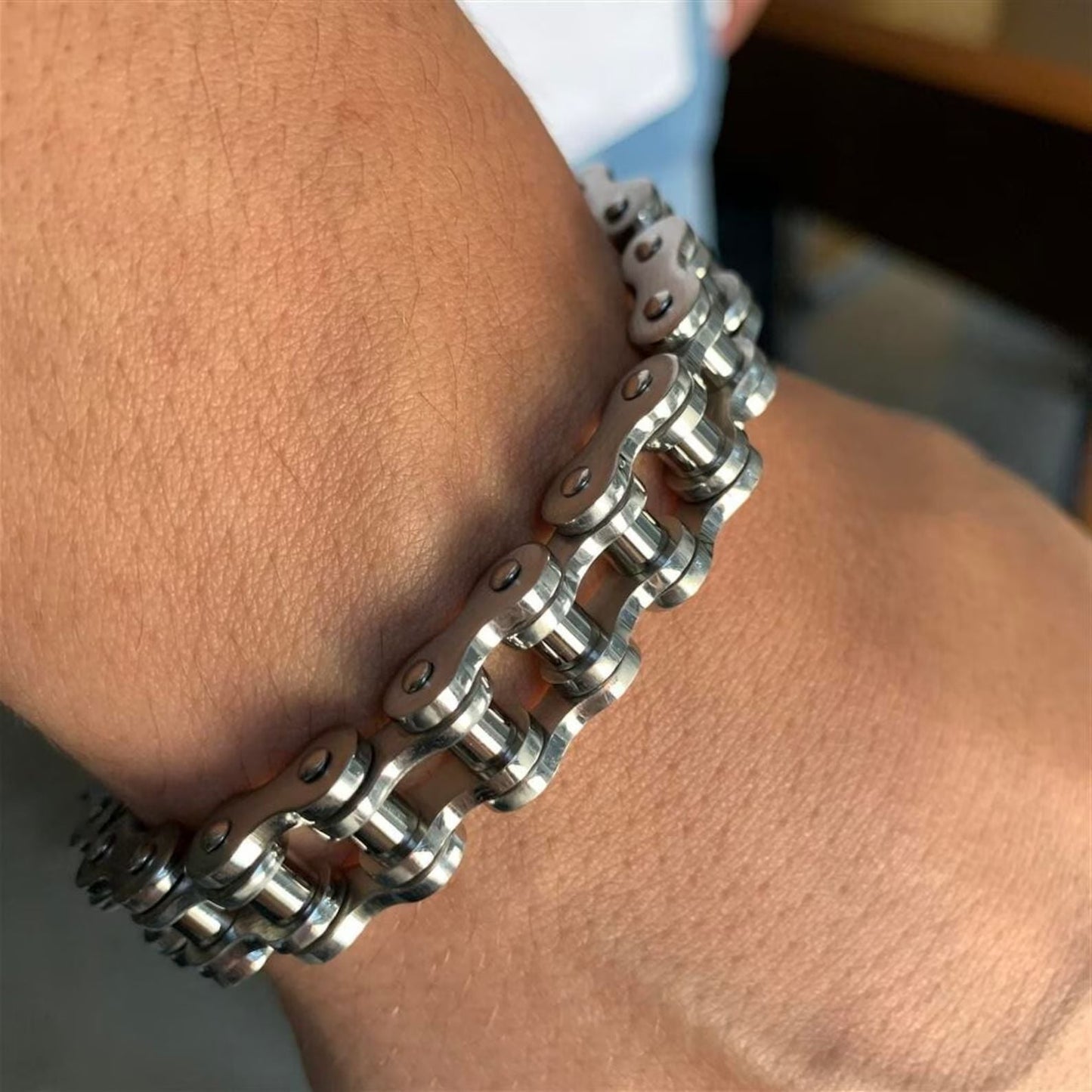 Bike Chain Bracelet